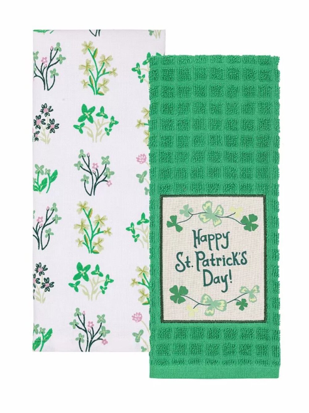Celebrate Together St. Patrick's Day 2-pk. Patch Kitchen Towels